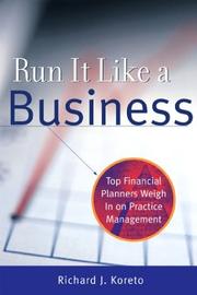 Cover of: Run It Like a Business by Richard J. Koreto, Richard J. Koreto