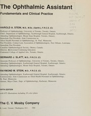 Cover of: The ophthalmic assistant by Harold A. Stein, Harold A. Stein
