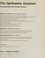 Cover of: The ophthalmic assistant