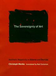 The sovereignty of art by Christoph Menke-Eggers