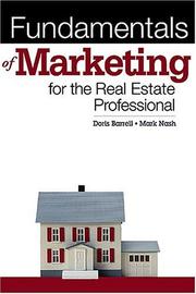 Cover of: Fundamentals of marketing for the real estate professional