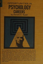 Cover of: Opportunities in psychology careers