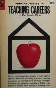 Cover of: Opportunities in teaching careers