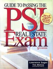 Cover of: Guide to Passing the PSI Real Estate Exam