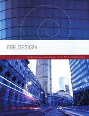 Cover of: Pre-design by Paul D. Spreiregen