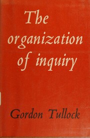 Cover of: The organization of inquiry