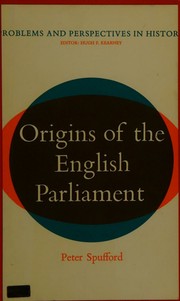 Cover of: Origins of the English Parliament.