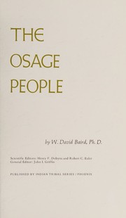 Cover of: The Osage people by W. David Baird, W. David Baird