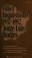Cover of: Other Inquisitions 1937-1952