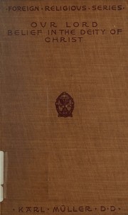 Cover of: Our Lord by E. F. Karl Müller, E. F. Karl Müller