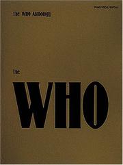 Cover of: The Who Anthology: Piano/Vocal/Guitar