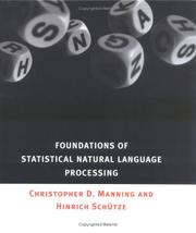 Foundations of statistical natural language processing