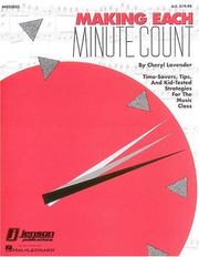 Making each minute count by Cheryl Lavender