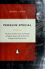 Cover of: Penguin special: the life and times of Allen Lane