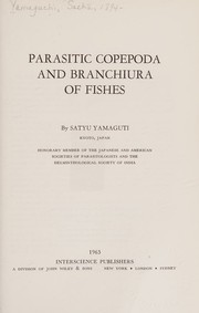 Parasitic Copepoda and Branchiura of fishes