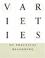 Cover of: Varieties of Practical Reasoning (Bradford Books)