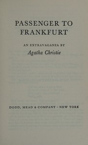Cover of: Passanger to Frankfurt