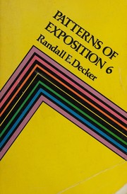 Cover of: Patterns of Exposition 6