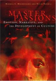 Cover of: Master Passions: Emotion, Narrative, and the Development of Culture
