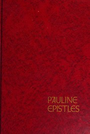Cover of: The Pauline Epistles: Volume One