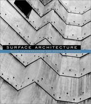 Cover of: Surface Architecture by David Leatherbarrow, Mohsen Mostafavi