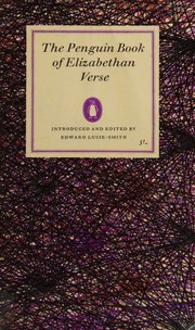 Cover of The Penguin book of Elizabethan verse by Edward Lucie-Smith