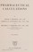 Cover of: Pharmaceutical calculations
