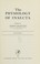 Cover of: The physiology of Insecta