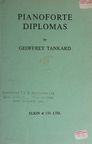 Cover of: Pianoforte diplomas