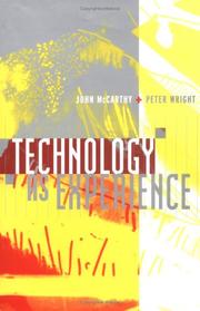 Cover of: Technology as Experience