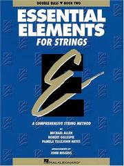 Cover of: Essential Elements for Strings by Michael Allen, Robert Gillespie, Pamela Tellejohn Hayes