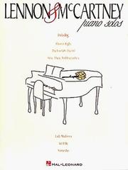 Cover of: Lennon and McCartney Piano Solos by John Lennon, Paul McCartney