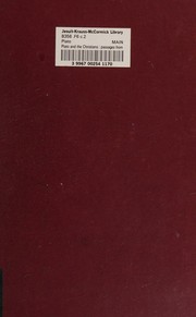 Cover of: Plato and the Christians: passages from the writings of Plato