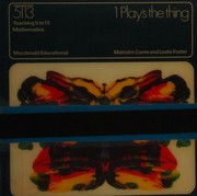 Front cover of Play's the thing by Malcolm Currie