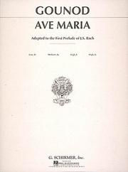 Cover of: Ave Maria by Johann Sebastian Bach and Charles Gounod