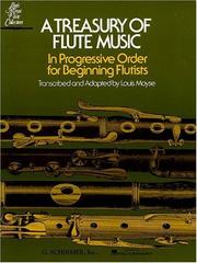 Cover of: Treasury of Flute Music: In Progressive Order for Beginning Flutists