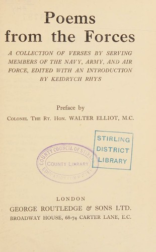 Poems from the forces