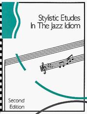 Cover of: Stylistic Etudes in the Jazz Idiom by Lou Fischer