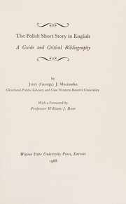 The Polish short story in English