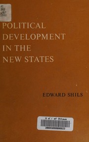 Cover of: Political Development in the New States