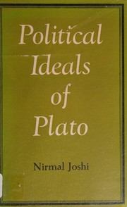 Cover of: Political ideals of Plato