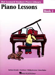 Cover of: Piano Lessons Book 2: Hal Leonard Student Piano Library