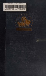Cover of: Political and social growth of the United States, 1852-1933