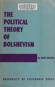 Cover of: The political theory of Bolshevism: a critical analysis.