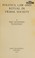 Cover of: Politics, law and ritual in tribal society