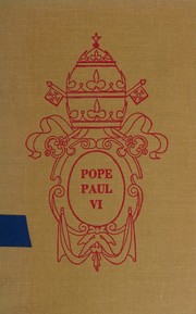 cover of Pope Paul VI