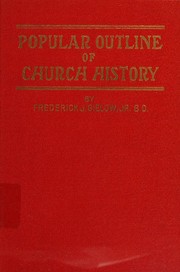 Cover of: Popular Outline of Church History.