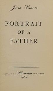 Cover of: Portrait of a Father