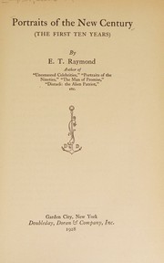 Cover of: Portraits of the new century. 1st Edition. 1928 Edition