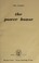 Cover of: The power house